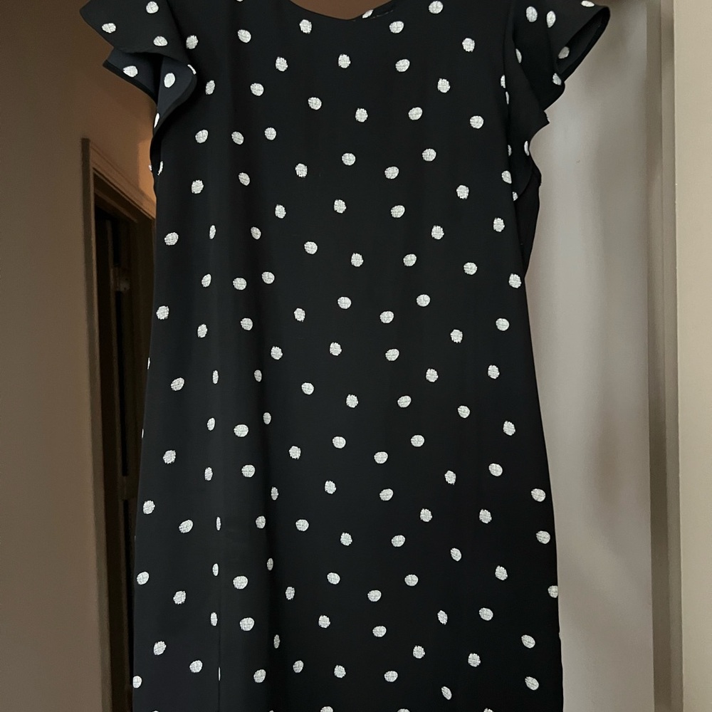 Nicole Miller Black and White A-line Mini Dress
